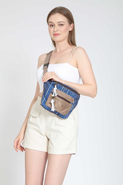 street&bagdnz Rez Etnik Otantik Bohem Bel Çantası Günlük Seyehat Kullanılabil...