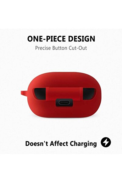 Generic Silicone Carrying Case for Anker Soundcore P40i (Red)