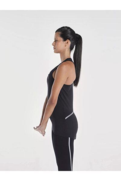 Wizard By Styli Women Black Vent Wizardry Solid Racerback Tank Top