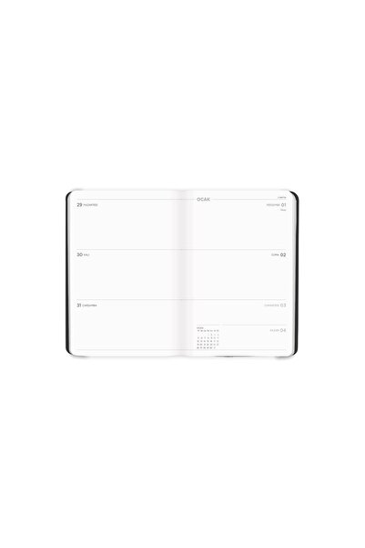 GENC DIJITAL BASKI 2026-A5 Hardcover Limited Edition Weekly Planner - Green