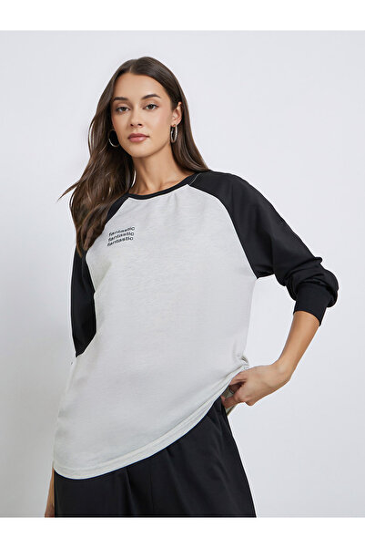 Styli Women Color Block T-Shirt and Joggers Co-ords