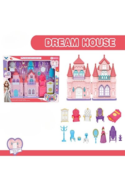 Toysea Dream Villa Funny House Set with Box, Colorful Playhouse for Kids, Imaginative Role Play Toy