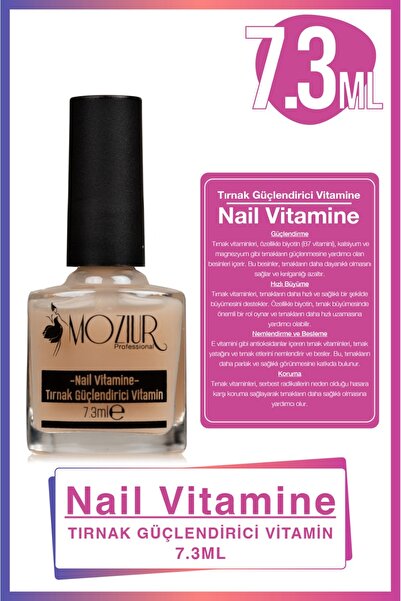 MOZIUR Tırnak Güçlendirici Vitamin | Nail Vitamine