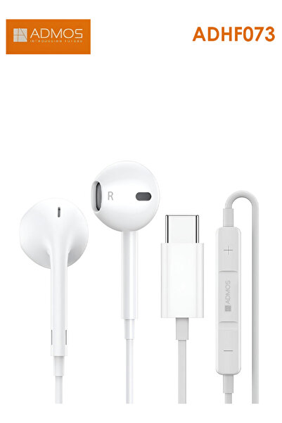 ADMOS ADHF073: Extra Bass, Universal Type-C Hi-Fi Earphones with Mic and Volume Control
