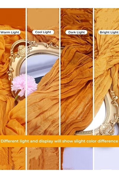 Generic Table Runner 90 x 400cm Cheesecloth Table Runner Table Cover Romantic Table Decor Centerpieces