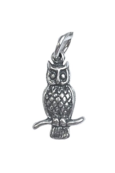 Jolie Silver Pandantiv, Argint Jolie, Argint 925, Bufniță pe Creangă, 1.4 g, 2 x 1 cm