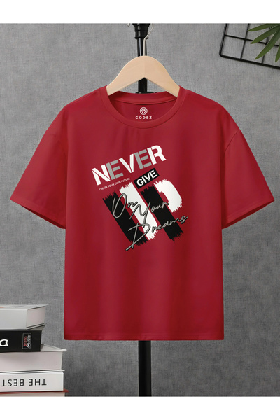 CODEZ By Styli Red Graphic Print Kids T-Shirt