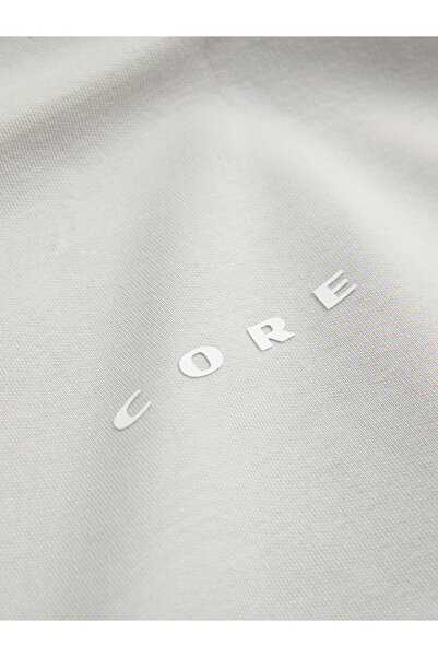 Jack & Jones Men Minimalist Core Logo Crew Neck T-Shirt