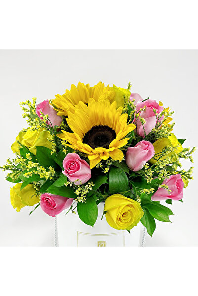 Carmel Flowers Sunny Day Box With Sunflower