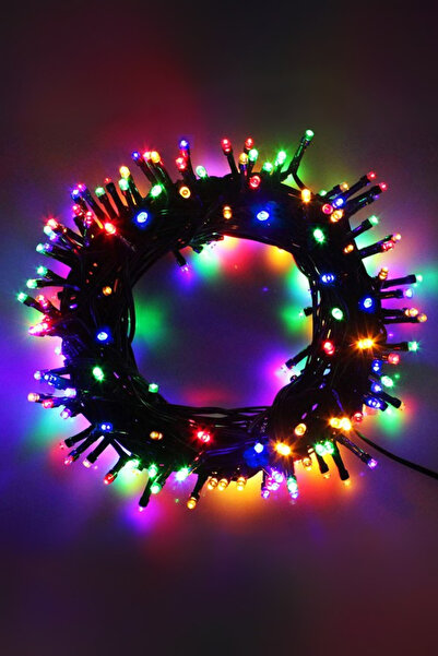 Muchmy أضواء زخرفية ساطعة للحفلات، طاقة مباشرة، متعددة الألوان، بطول 18 مترًا