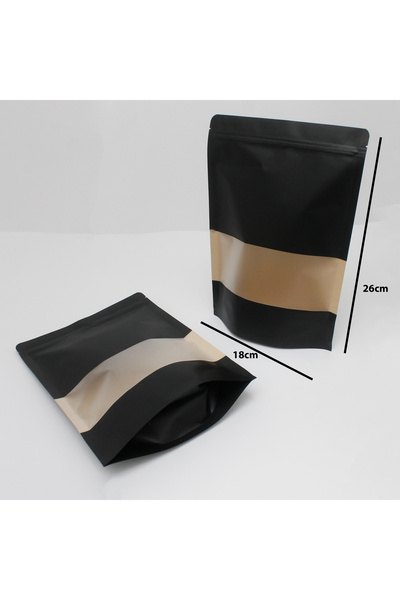 Generic 50 pieces of spice and coffee sachets with a transparent window