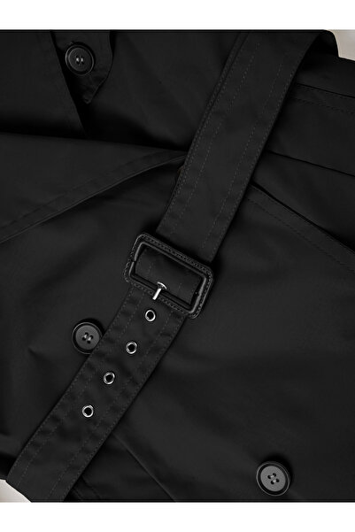 Take Two By Styli Women Solid Belted Button Front Jacket