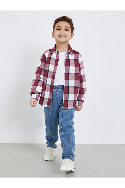 Styli Plaid Flannel Long Sleeve Shirt