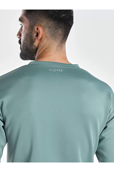 Wizard By Styli Vent Comfy Sweater Green - Unisex