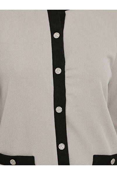 Styli Grey Knit Cardigan and Skirt Co-ords