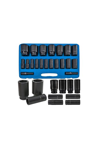 Silver Trusa tubulare impact 1/2", 10 - 38 mm, lungi, 20 piese,