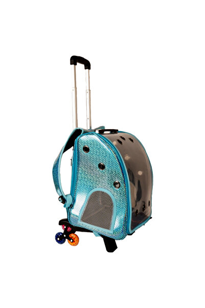 PisiMall Trolley bag for pets, 33x27x42 cm, blue