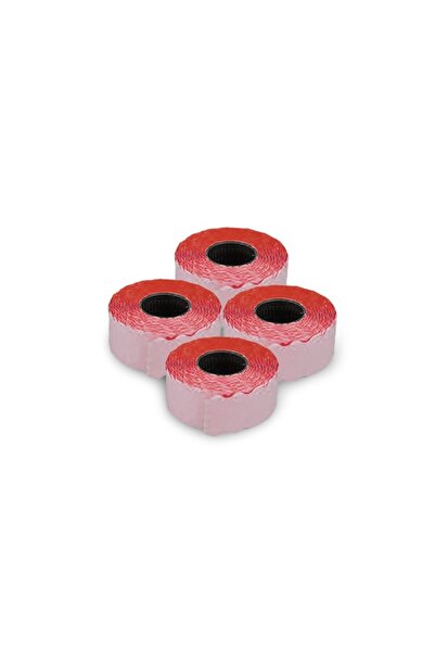 OEM Fluorescent marker labels 26x16 Red