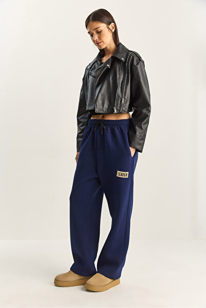 Bianco Lucci Γυναικείο Basic Jogger Relaxed Fleece Φούτερ 60283860