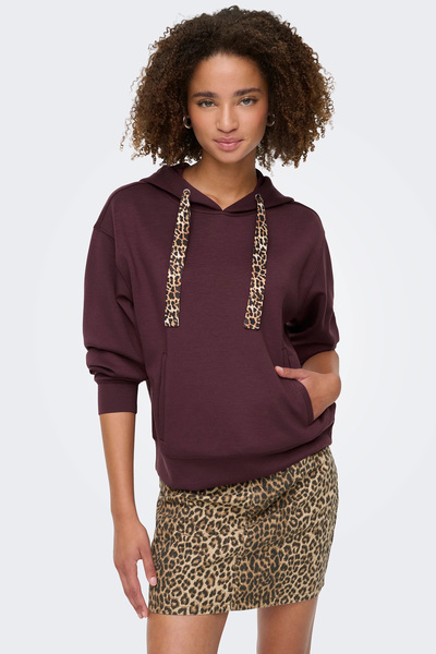 ONLY Φούτερ με κουκούλα Onlalina Regular Fit SWEAT 15364546
