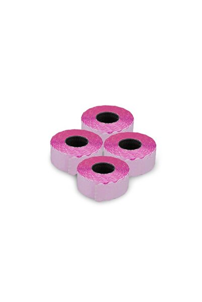 OEM Fluorescent marker labels 26x12 Pink