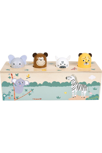 Small Foot Safari Push-Button Animal Sound Toy