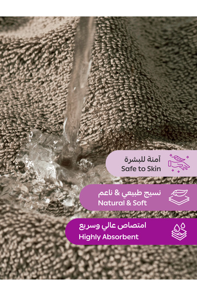 Donetella 6 - Pcs Premium Hand Towels (40x70cm) 600 GSM 100% Combed Cotton