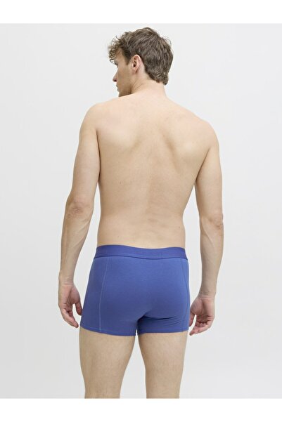 Jack & Jones Men's Blue Jacordinary Trunks 3 Pack Noos Boxer 12275575-Oceancave