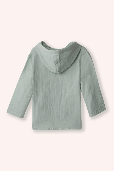 Panço Erkek Çocuk Müslin Mint Gömlek