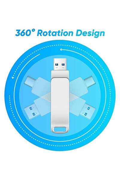 Generic 2TB USB 3.0 Dual USB-C/USB-A Thumb Drive