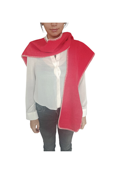 arslan deco Shoulder Shawl, Shepherd's Stitch Scarf, Fleece Scarf