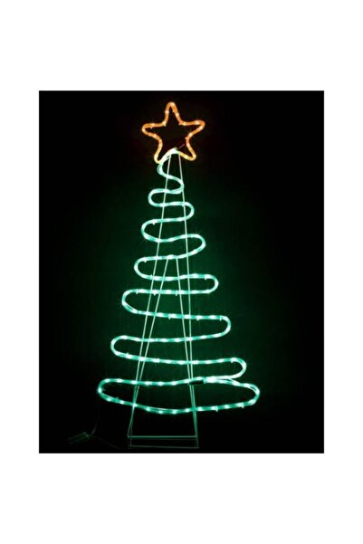 AB HOMES Multicolor LED Lighted Christmas Tree, 51x112 cm, Multiple Lighting Modes