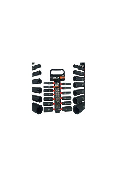 BLACK Σετ 13 καρυδάκια κρούσης 10-32 mm