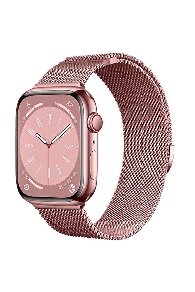 HYPERSOFT Stainless Metal Milano Band Compatible with Apple Watch 3-4-5-6-7-8-9-10-Se All Series 42-44-45-49 mm