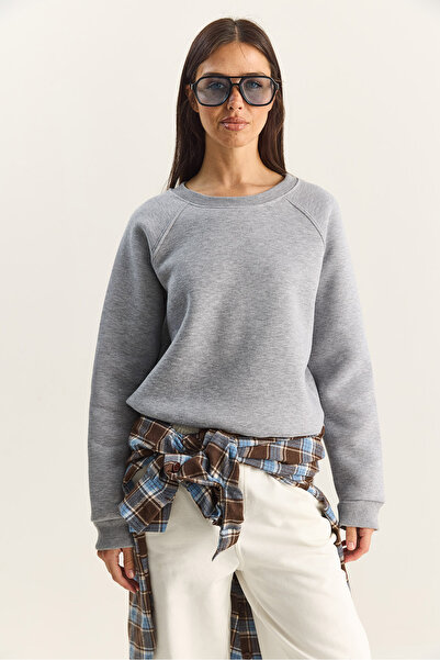 Bianco Lucci Γυναικείο φούτερ Reglan Sleeve oversized 60283859