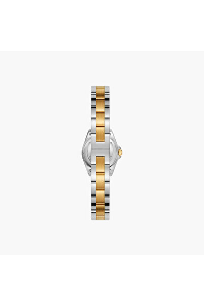 Omax Two-Tone Metal Women's Analog Watch