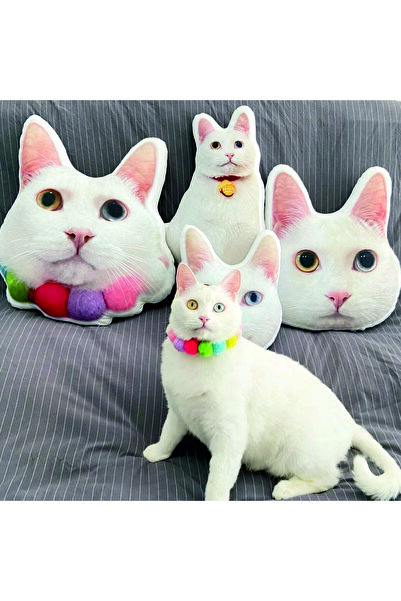 pandart Fotoğraflı Yastık Evcil Hayvanlı
