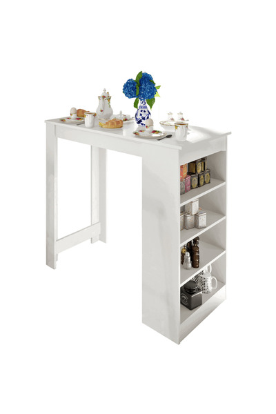 DacEnergy Bar table, white, 117x57 cm, AUSTEN
