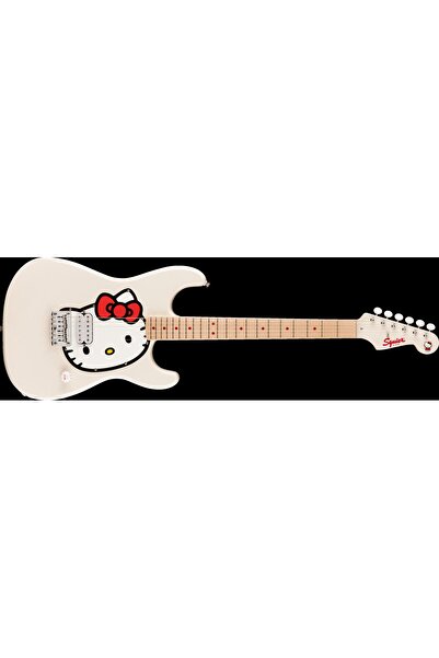 FENDER x Hello Kitty White Stratocaster w/Bag Elektro Gitar