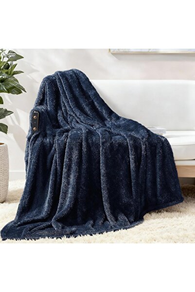 Exclusivo Mezcla بطانية من الصوف المخملي كبيرة جدًا للأريكة/السرير/الكنبة (50...