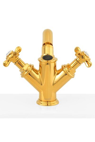 Maison Mex Bidet mixer, DANUBE, L.9.9 H.16.6 cm, gold