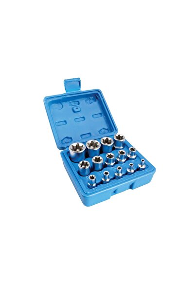 SATRA Σετ κλειδιών υποδοχής τύπου E, 1/4"-3/8"-1/2" 14 τεμάχια,