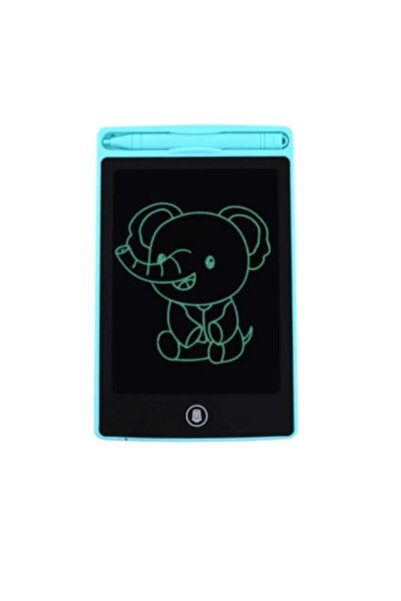OMC 12 inch digital tablet with pen, for writing and coloring with LCD screen, battery included, turquoise