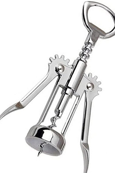 CİYU TİCARET Profesyonel Krom Tirbuşon Metal Tirbuşon Pratik Ve Dayanıklı Mal...