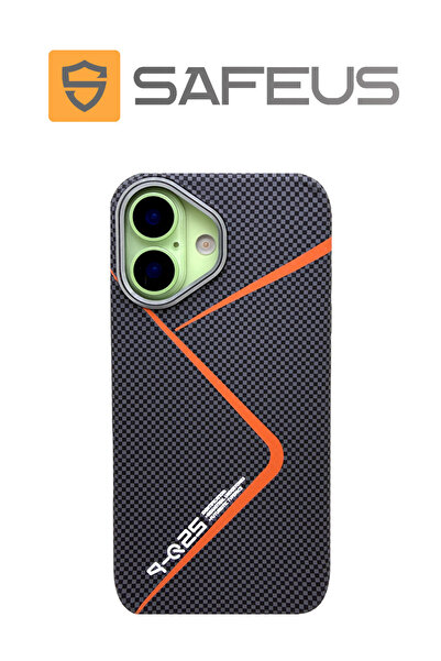 SAFEUS حافظة فاخرة من ألياف الكربون لهاتف آيفون 17 مع ميزة MagSafe، مقاومة لل...