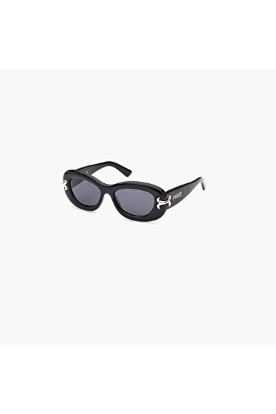 Pucci 52MM Smoke Rectangle Sunglasses EP021001A52