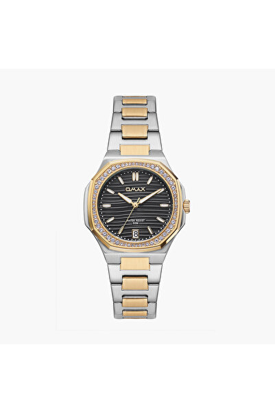 Omax Women's 42MM Dual Tone Analog Metal Strap Watch | 00BFD006A002