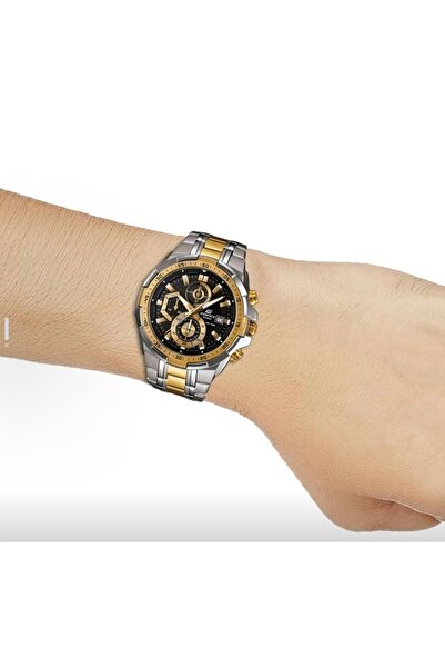 Casio EDIFICE Men's Stainless Steel Chronograph Wrist Watch EFR-539SG-1AVUDF