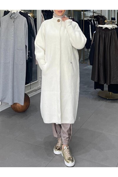 Ghisa Angora Kap Ekru hırka