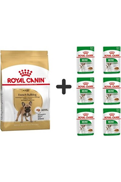 Royal Canin French Bulldog Yetişkin Köpek Maması 3 kg + 6 Adet Yaş Mama